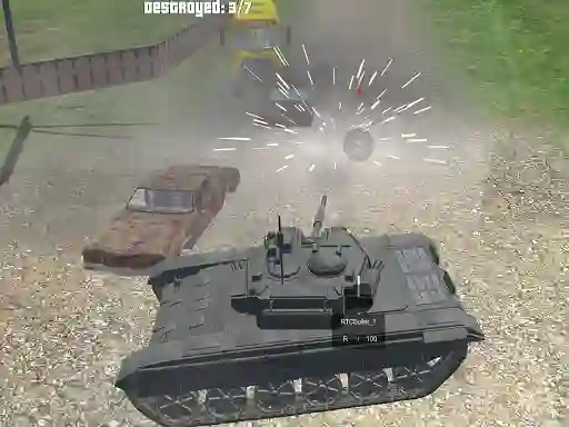 Permainan Tank Shooting Simulator secara online