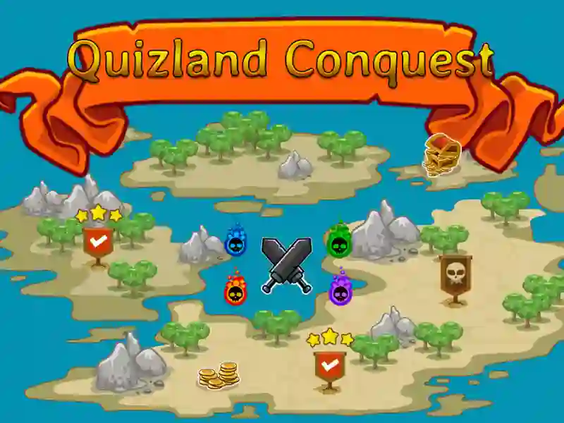 Permainan Quizland Conquest secara online