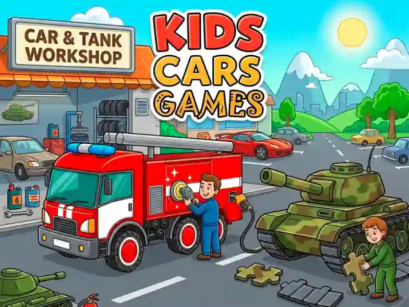 Permainan Kids Cars Games secara online
