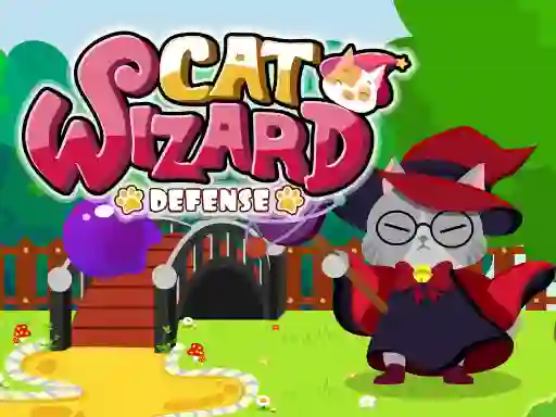 Permainan Cat Wizard Defense secara online