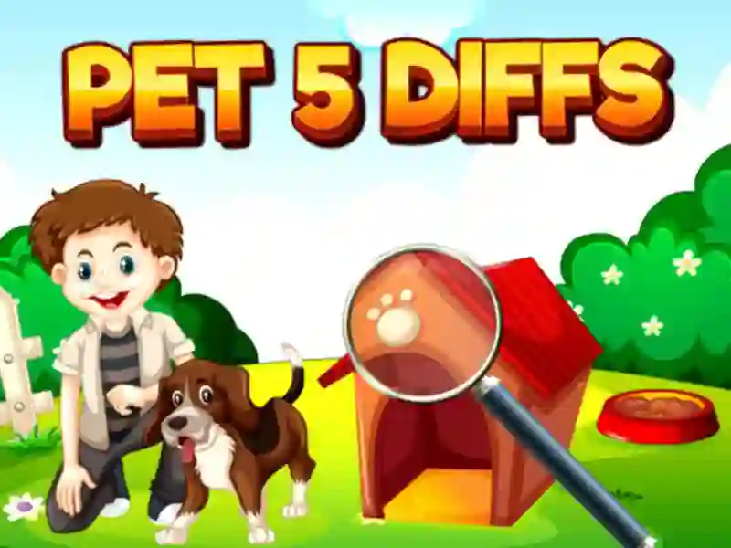 Permainan Pet 5 Diffs secara online
