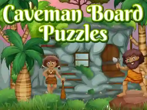 Permainan Caveman Board Puzzles secara online