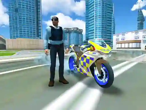 Permainan Police Motorbike Traffic Rider secara online