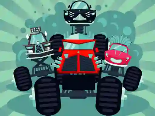 Permainan Crazy Monster Trucks Memory secara online