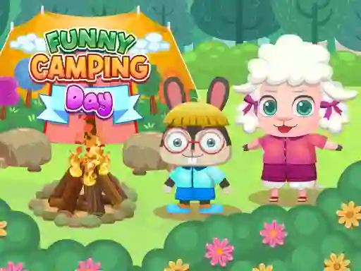 Permainan Funny Camping Day secara online