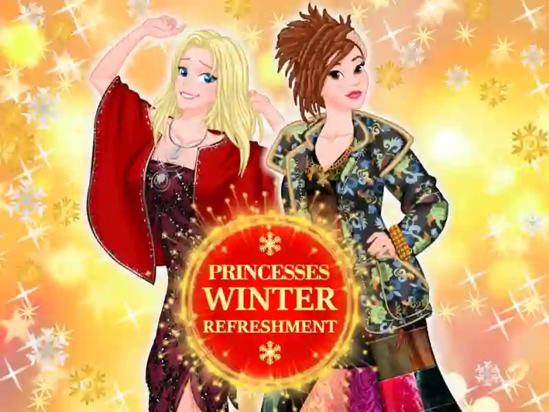 Permainan Princesses winter refreshment secara online