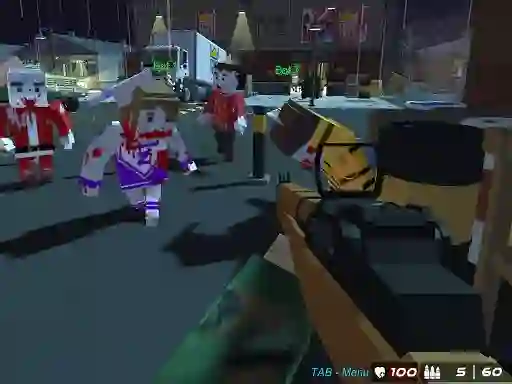 Permainan GunGame 24 Pixel secara online