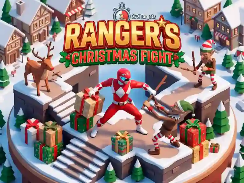 Permainan Power Rangers Christmas run secara online