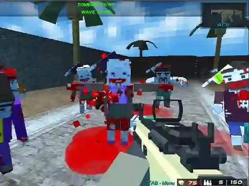 Permainan Pixel Combat The Sandstorm secara online