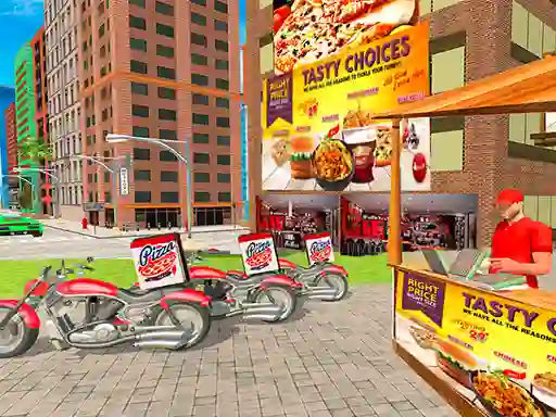 Permainan Pizza Delivery Boy Simulation secara online