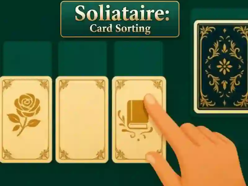 Permainan Solitaire: Card Sorting secara online