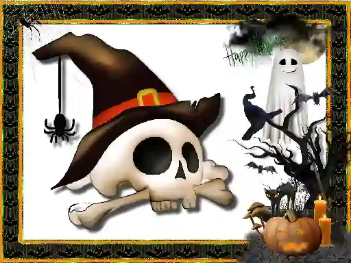 Permainan Halloween Puzzle Challenge secara online