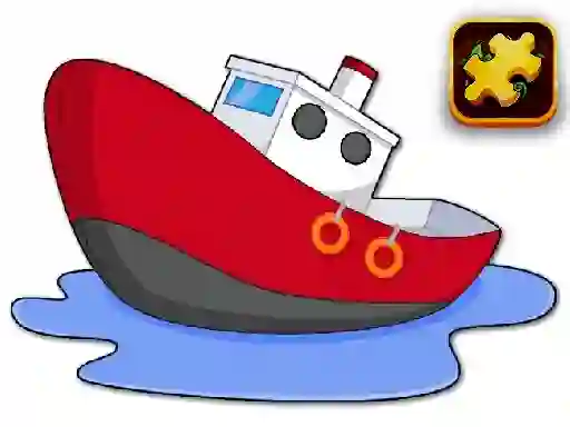 Permainan Cartoon Ship Puzzle secara online