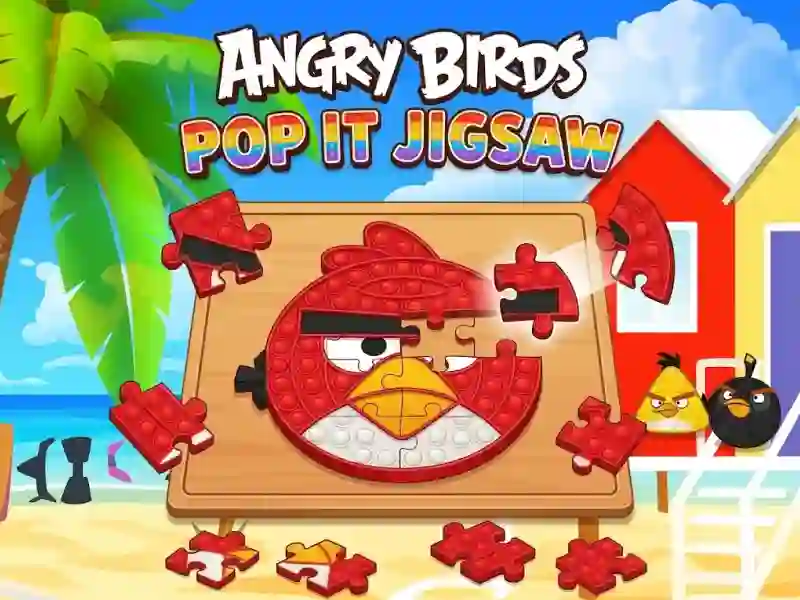 Permainan Angry Birds Pop It Jigsaw secara online