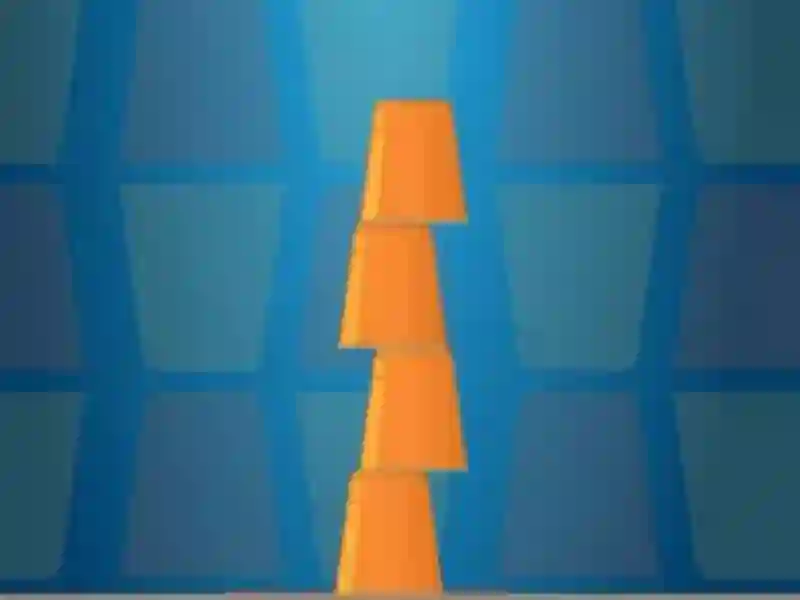 Permainan Cups Tower Builder secara online