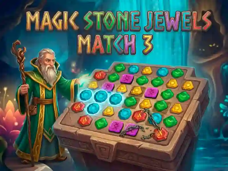 Permainan Magic Stone Jewels Match 3 secara online