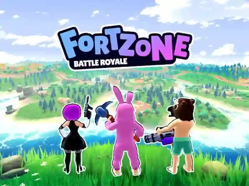 Permainan Fortzone Battle Royale secara online
