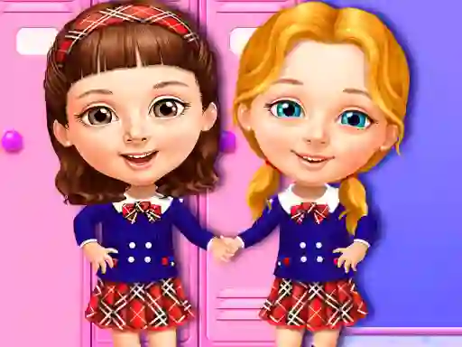 Permainan Sweet Baby Girl Cleanup Messy School secara online