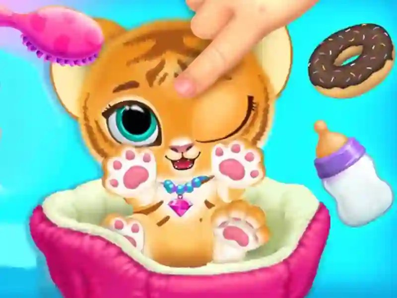 Permainan Baby Tiger Care secara online