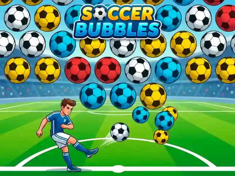 Permainan Soccer Bubbles secara online