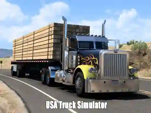 Permainan USA Truck Simulator 2024 secara online
