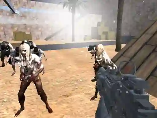 Permainan Combat Strike Zombie Survival Multiplayer secara online