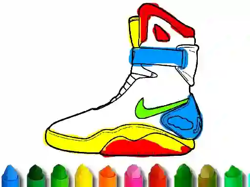 Permainan Back To School: Shoe Coloring secara online
