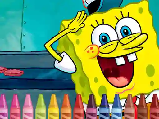 Permainan Sponge Bob Coloring secara online