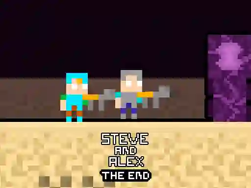 Permainan Steve and Alex TheEnd secara online