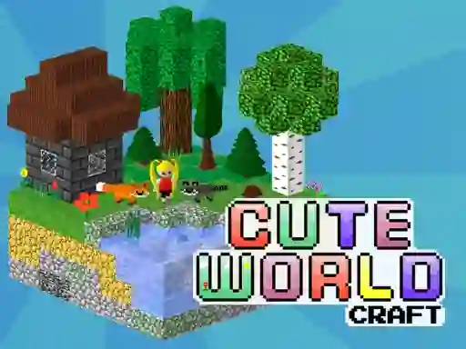 Permainan Cute World Craft secara online