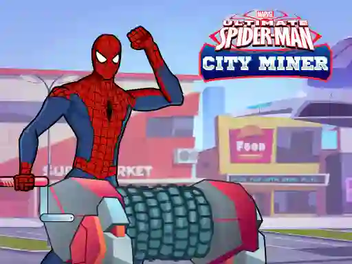 Permainan Spiderman Gold Miner secara online