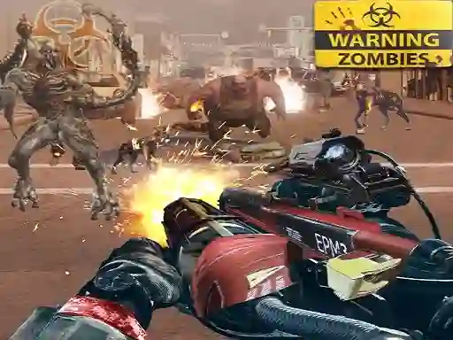 Permainan Zombie Shooter - Warfar secara online