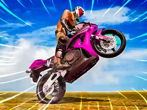 Permainan Crazy Wheelie Motorider secara online