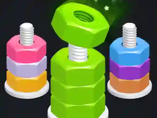 Permainan Nuts Puzzle: Color Sort secara online