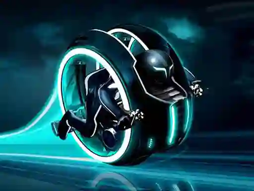Permainan Cyber Tron biker secara online