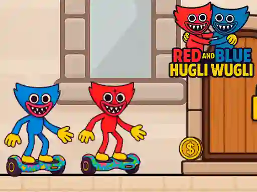 Permainan Red and Blue Hugli Wugli secara online