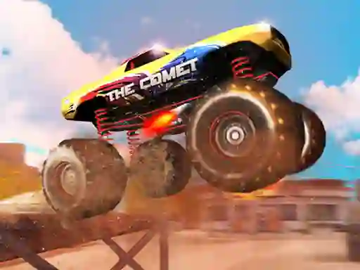 Permainan Monster Truck Stunt Racer secara online