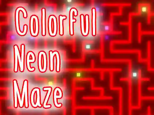 Permainan Colorful Neon Maze secara online