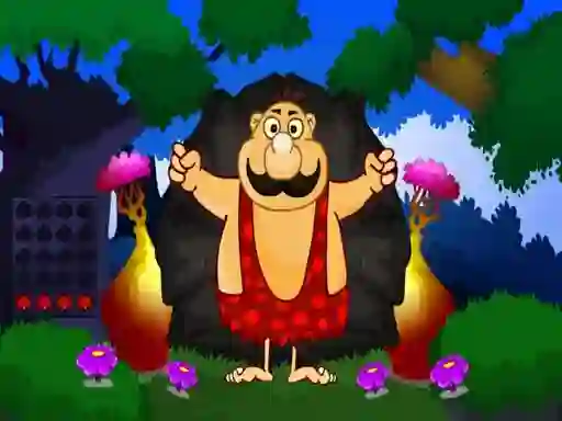 Permainan Caveman Forest Escape secara online