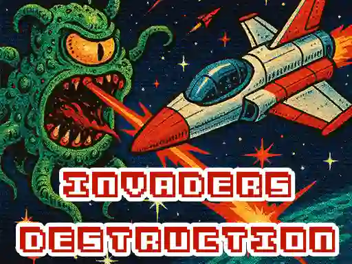 Permainan Invaders Destruction secara online