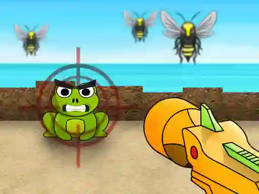 Permainan Bubble Gun Beach secara online