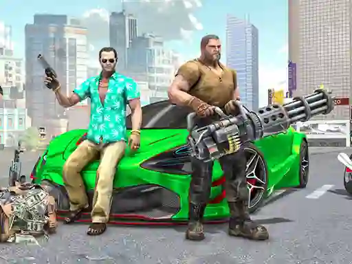 Permainan Real Gangster City Crime Car Simulator Game secara online