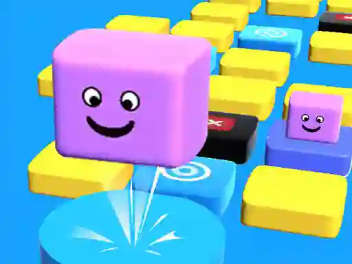 Permainan Jump Stacky Cube 3D secara online