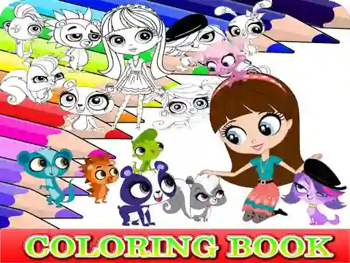 Permainan Coloring Book for Littlest Pet Shop secara online