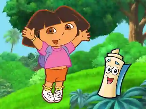 Permainan Dora Hidden Maps secara online