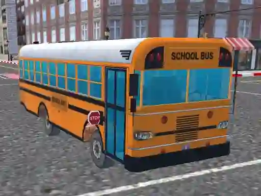 Permainan Bus School Park Driver secara online