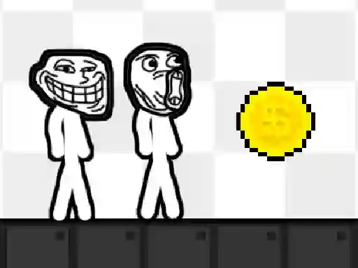 Permainan Troll Stick Face Escape secara online