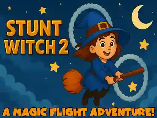 Permainan Stunt Witch 2 secara online