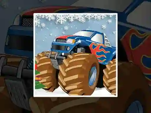 Permainan Winter Monster Truck Puzzles secara online