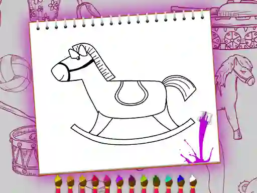 Permainan Coloring Book: Toy Shop secara online